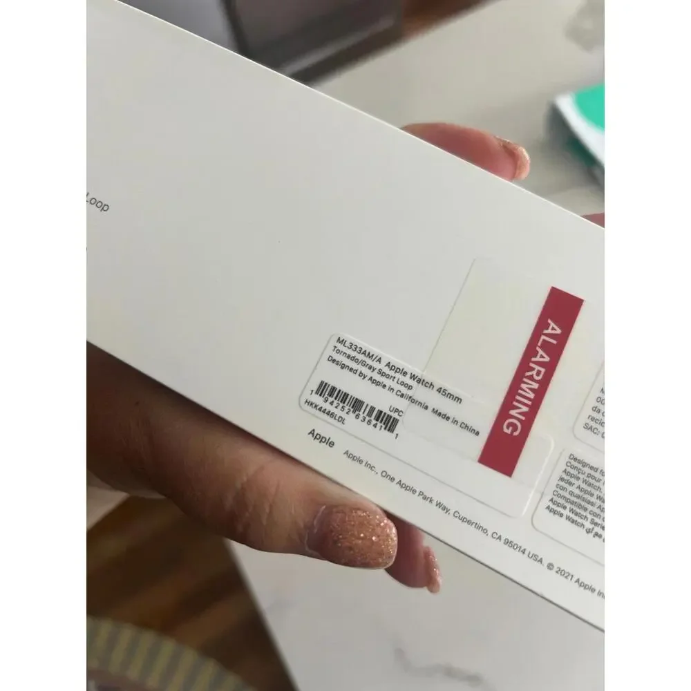 Apple Watch Band - Sport Loop (45mm) - Tornado/Gray -‎ Regular new in box